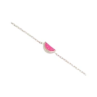 BRACELET EN OR JAUNE 10K - 6''.