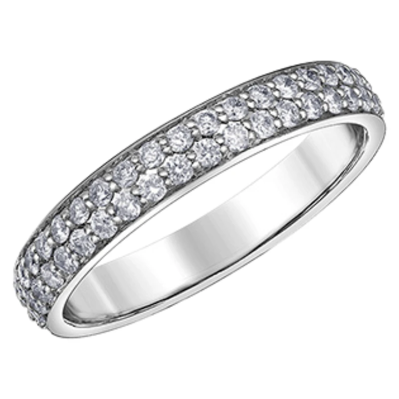 10K WHITE GOLD BAND