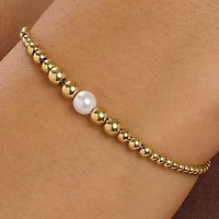 316L steel beaded bracelet