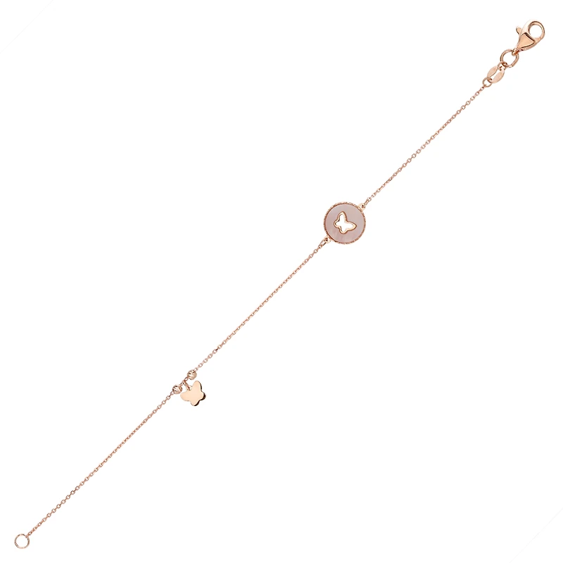 10k Rose Gold Bracelet - 6.25''