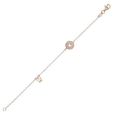 10k Rose Gold Bracelet - 6.25''