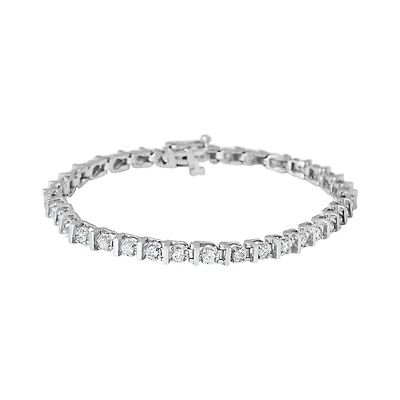 10k white gold bracelet