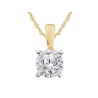 PENDENTIF OR JAUNE 10K - 18''