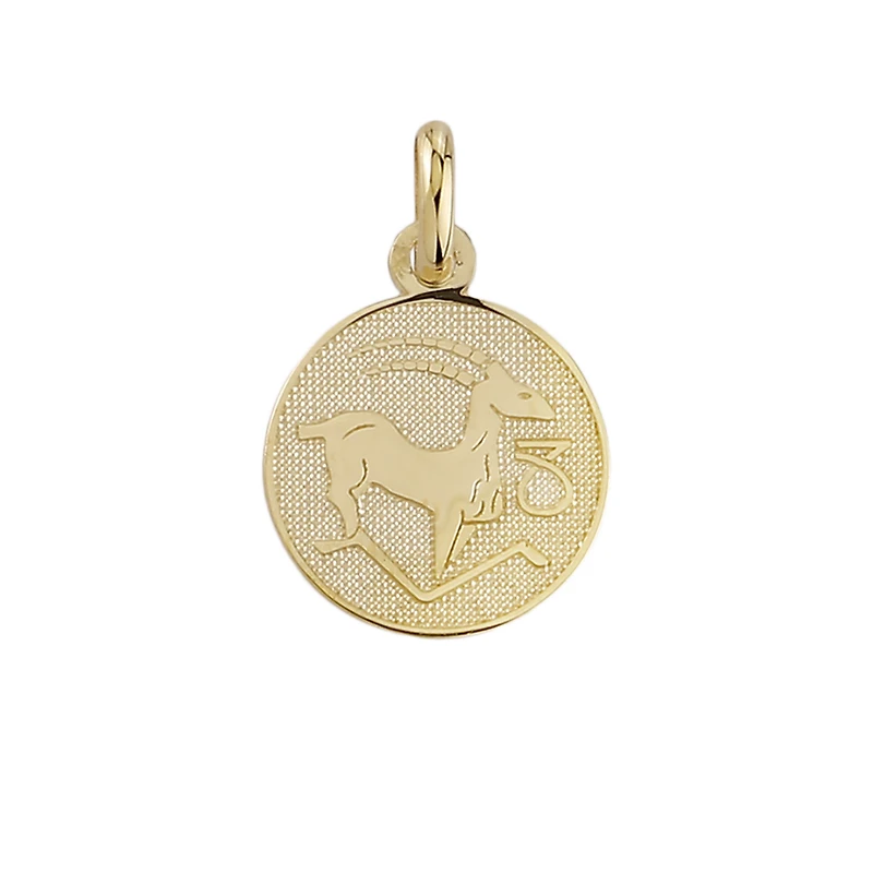 10K GOLD PENDANT - CAPRICORN