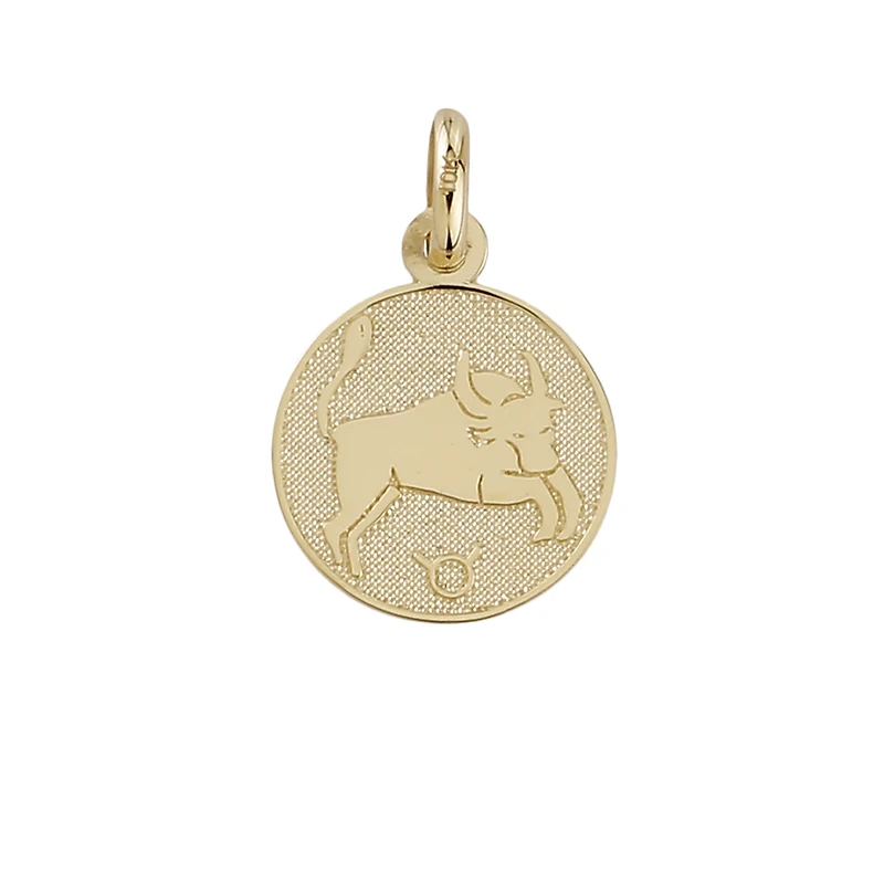 10k gold pendant - Taurus