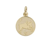 10k gold pendant - Taurus