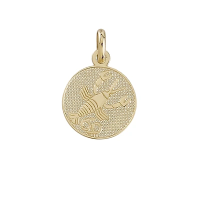 10k gold pendant - Cancer