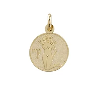 10k gold pendant - Virgo