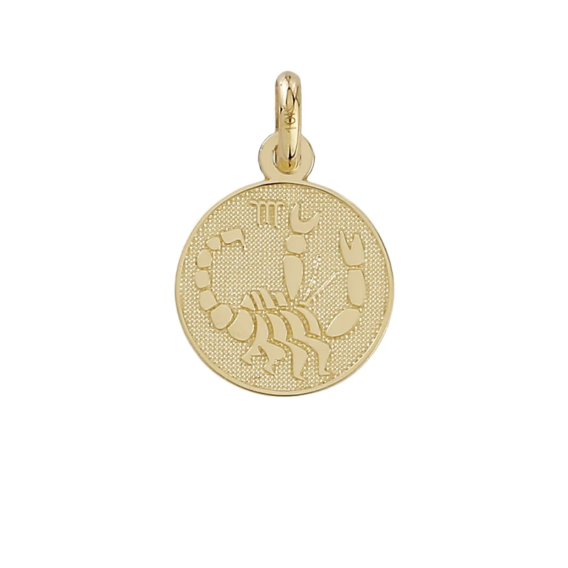 10k gold pendant - Scorpio