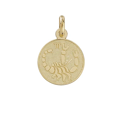 10k gold pendant - Scorpio