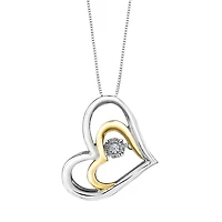 10k gold and 925 silver pendant