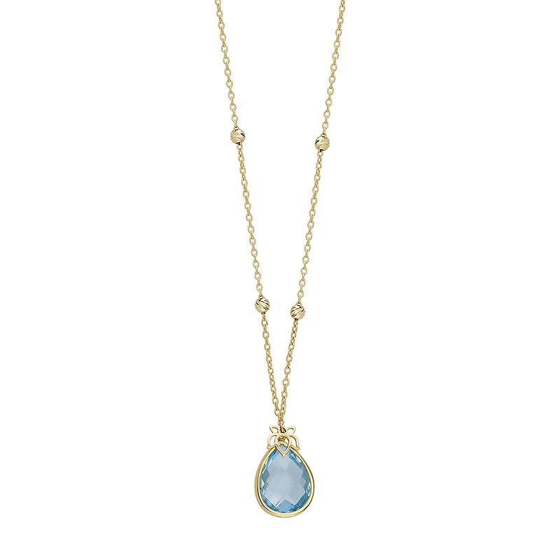 10K YELLOW GOLD PENDANT