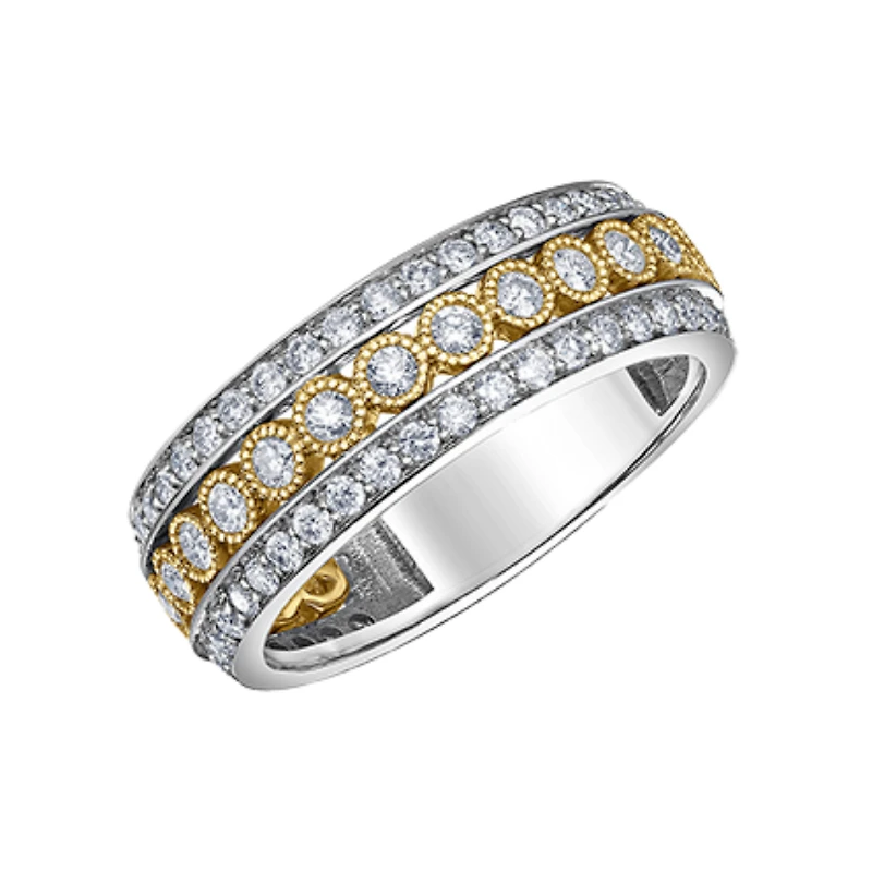 Bague or 2 tons 14k