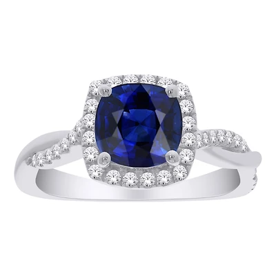 BAGUE OR BLANC 10K