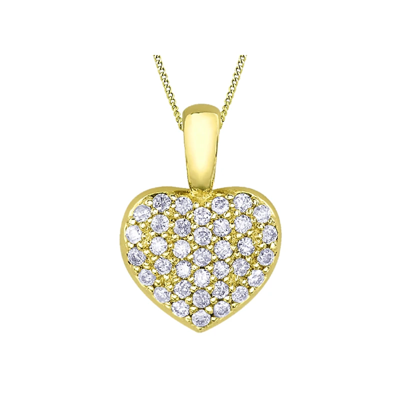 10K GOLD HEART PENDANT