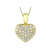 10K GOLD HEART PENDANT