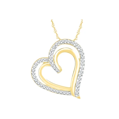 10K YELLOW GOLD PENDANT