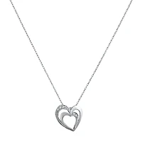PENDENTIF OR BLANC 10K