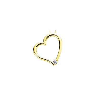 10K YELLOW GOLD PENDANT