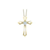 Pendentif or jaune 10k