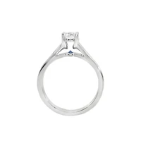 14k white gold ring