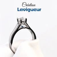 14k white gold ring
