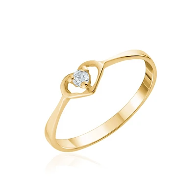 Bague or jaune 10k