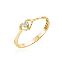 Bague or jaune 10k