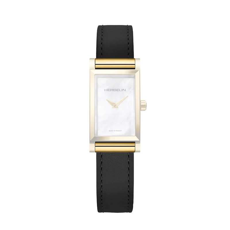 ANTARÈS BLACK LEATHER BRACELET