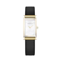 ANTARÈS BLACK LEATHER BRACELET
