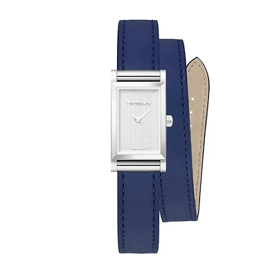 BRACELET ANTARÈS CUIR BLEU