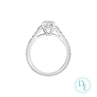 14k white gold ring
