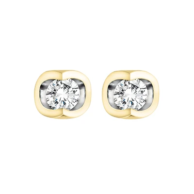14k yellow gold earrings
