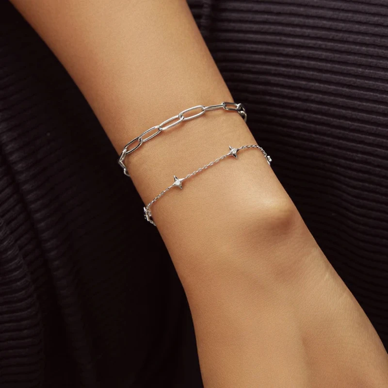 925 SILVER BRACELET - 7.25"