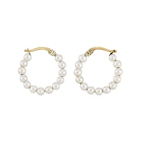 Boucles d'oreilles or jaune 10k