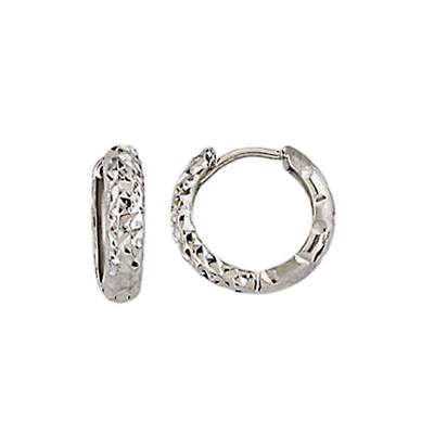 10k white gold earrings