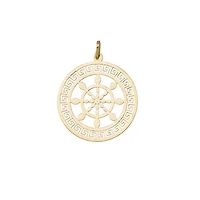 10k yellow gold pendant