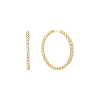 925 SILVER EARRINGS - 25MM