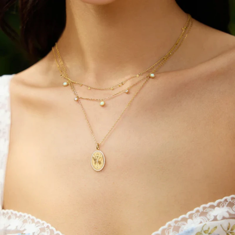 925 SILVER NECKLACE- 17’’