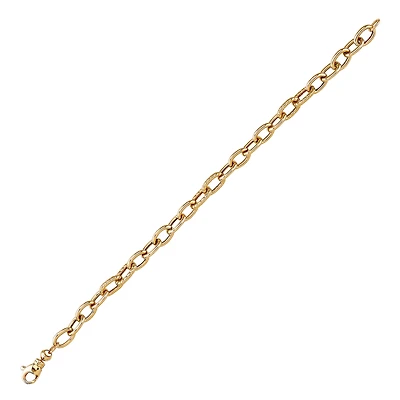 14k yellow gold bracelet 7.5''