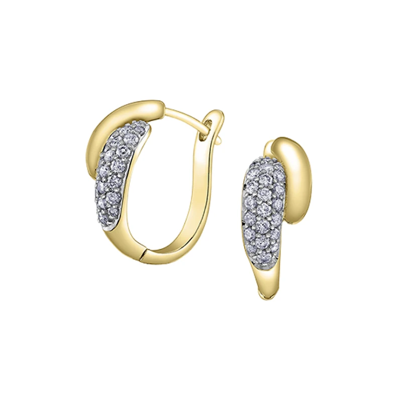 10k yellow gold earrings
