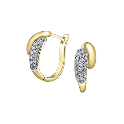 10k yellow gold earrings