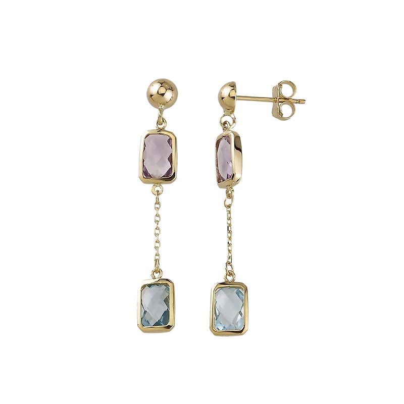 14k yellow gold earrings