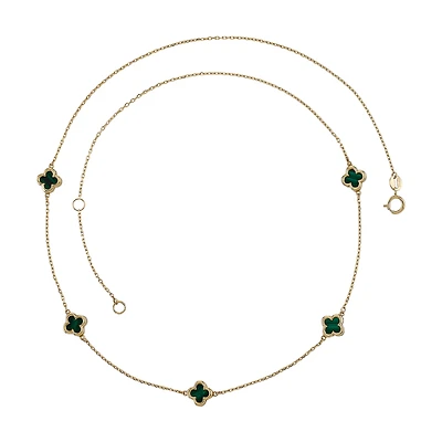 10k yellow gold necklace - 18''