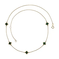 10k yellow gold necklace - 18''