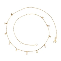 10k yellow gold necklace - 18''