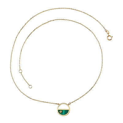 Collier or jaune 10k - 18''