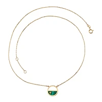 Collier or jaune 10k - 18''