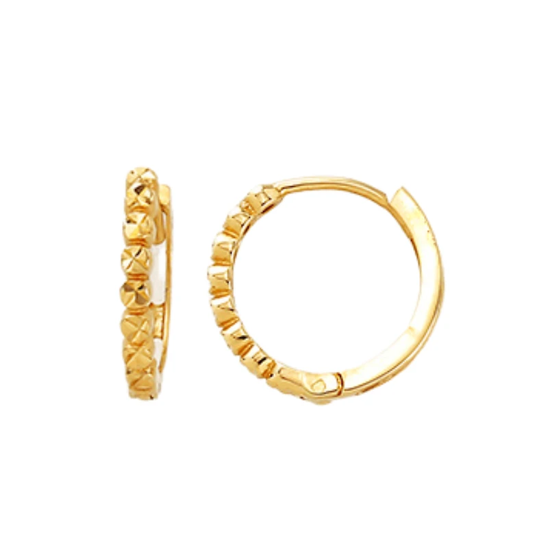 Anneaux or jaune 10k - 10x1.5mm