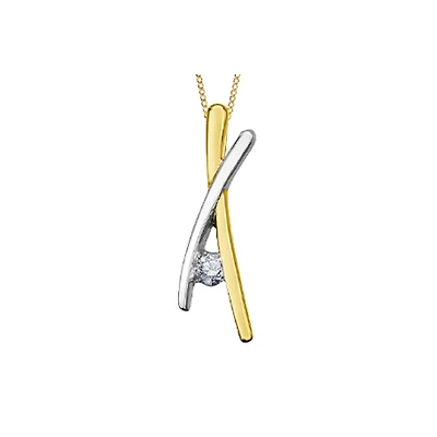 10k yellow gold pendant